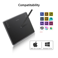 HUION H430P cyfrowe tablety podpis graficzny pióro do rysowania Tablet OSU Tablet do gier z baterią-darmowy długopis 5
